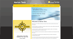 Desktop Screenshot of martontaxis.co.uk